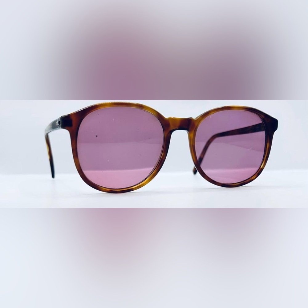 Vintage Brown Tortoise Oval Sunglasses Frames Only - Picture 1 of 8